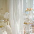 Putih Elegant Dobby Tulle Blackout Sunscreen Curtain Sheer